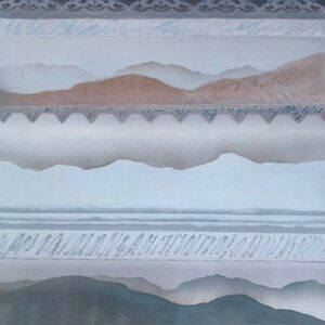 Serene Layered Landscape Wall Art Print – 20x26